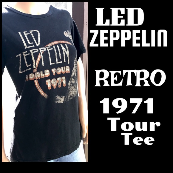 Vintage Tops - ▪️LED ZEPPELIN▪️Vintage Style 70’s Band Tour Tee